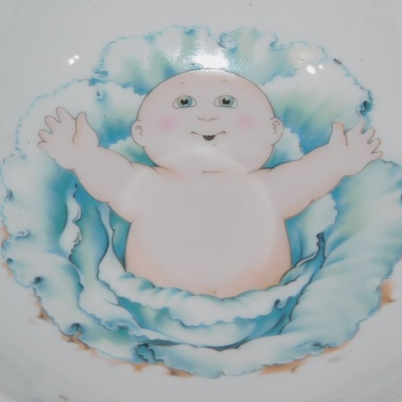 VTG 1994 Royal Worcester Cabbage Patch Kids child Dinner Ware Set Plate Mug Bowl - Picture 10 of 12